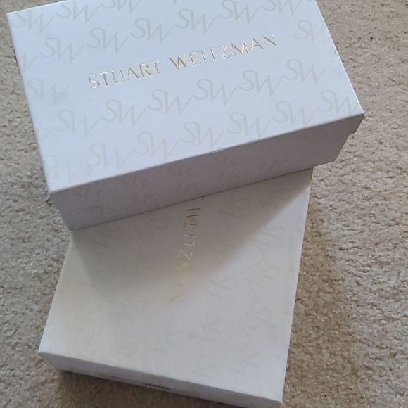 STUART WEITZMAN Daryl Snake-Embossed Leather Sneaker - Picture 8 of 9